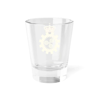 Emblem for the Danish Defence Maintenance Service (Denmark) (Coat of Arms) Shot Glass 1.5oz - Go Mug Yourself
