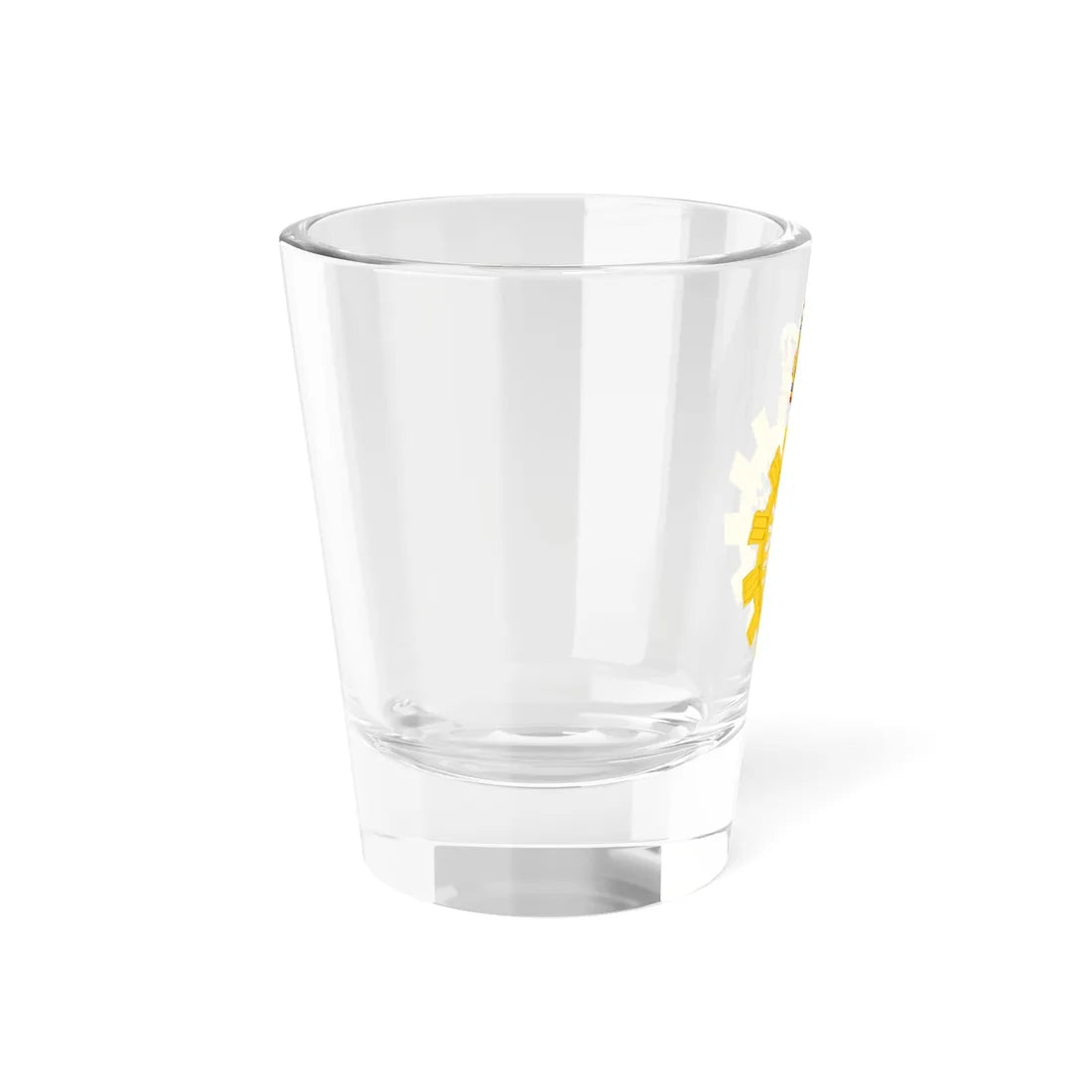 Emblem for the Danish Defence Maintenance Service (Denmark) (Coat of Arms) Shot Glass 1.5oz - Go Mug Yourself