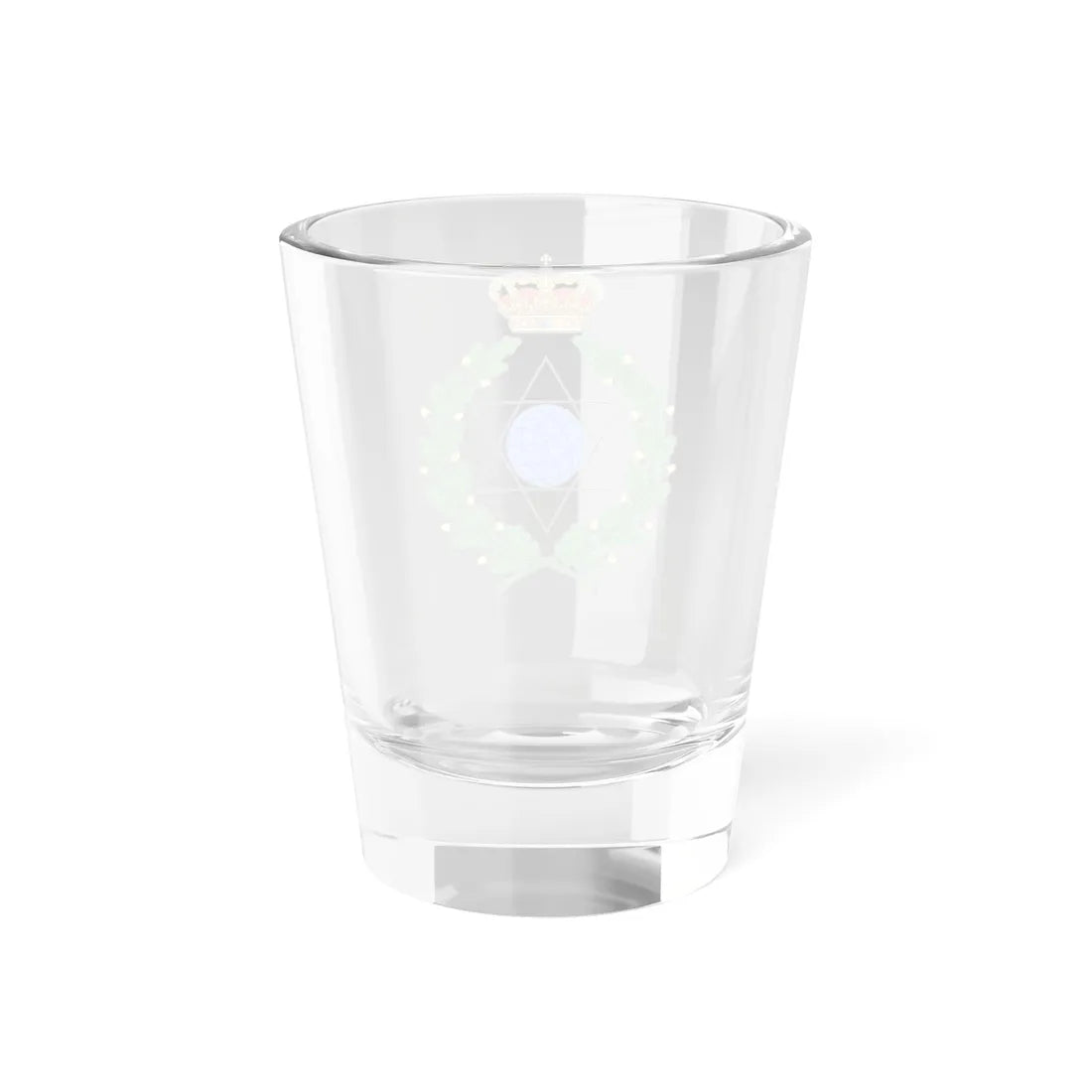 Emblem for the Danish Department of Geodetic Studies (Denmark) (Coat of Arms) Shot Glass 1.5oz - Go Mug Yourself