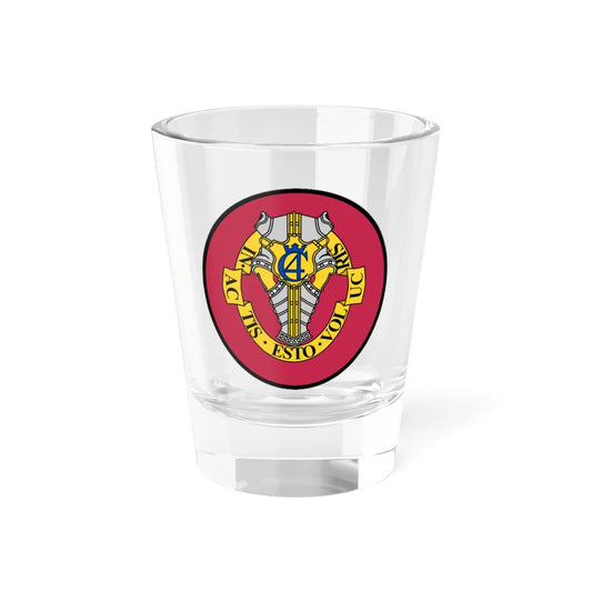 Emblem for the Danish Guard Hussar Regiment (Denmark) (Coat of Arms) Shot Glass 1.5oz 1.5oz - Go Mug Yourself