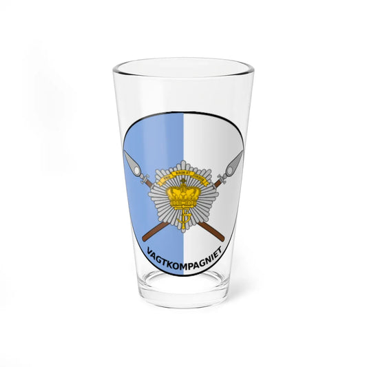 Emblem for the Danish Royal Life Guards Guard Company (Denmark) (Coat of Arms) Pint Glass 16oz 16oz - Go Mug Yourself