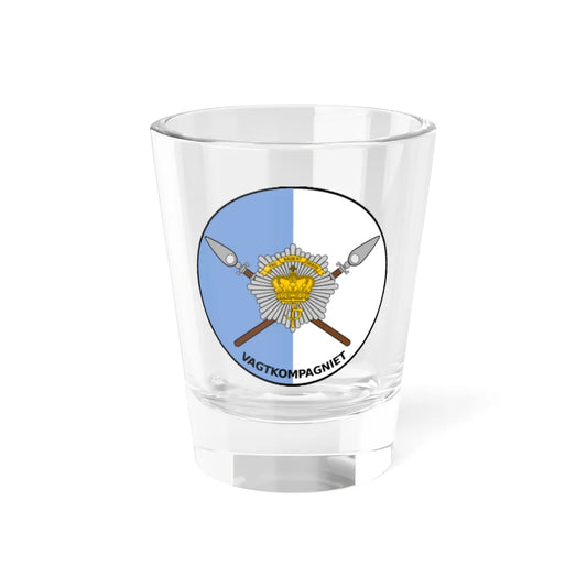 Emblem for the Danish Royal Life Guards Guard Company (Denmark) (Coat of Arms) Shot Glass 1.5oz 1.5oz - Go Mug Yourself