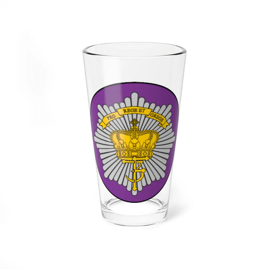 Emblem for the Danish Royal Life Guards VII Battalion (Denmark) (Coat of Arms) Pint Glass 16oz 16oz - Go Mug Yourself