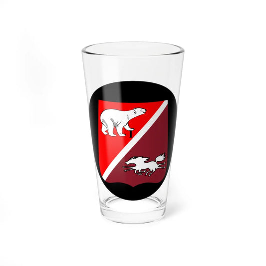 Emblem for the GHR 1Staff (Denmark) (Coat of Arms) Pint Glass 16oz 16oz - Go Mug Yourself