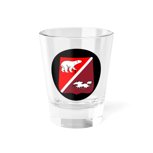 Emblem for the GHR 1Staff (Denmark) (Coat of Arms) Shot Glass 1.5oz 1.5oz - Go Mug Yourself