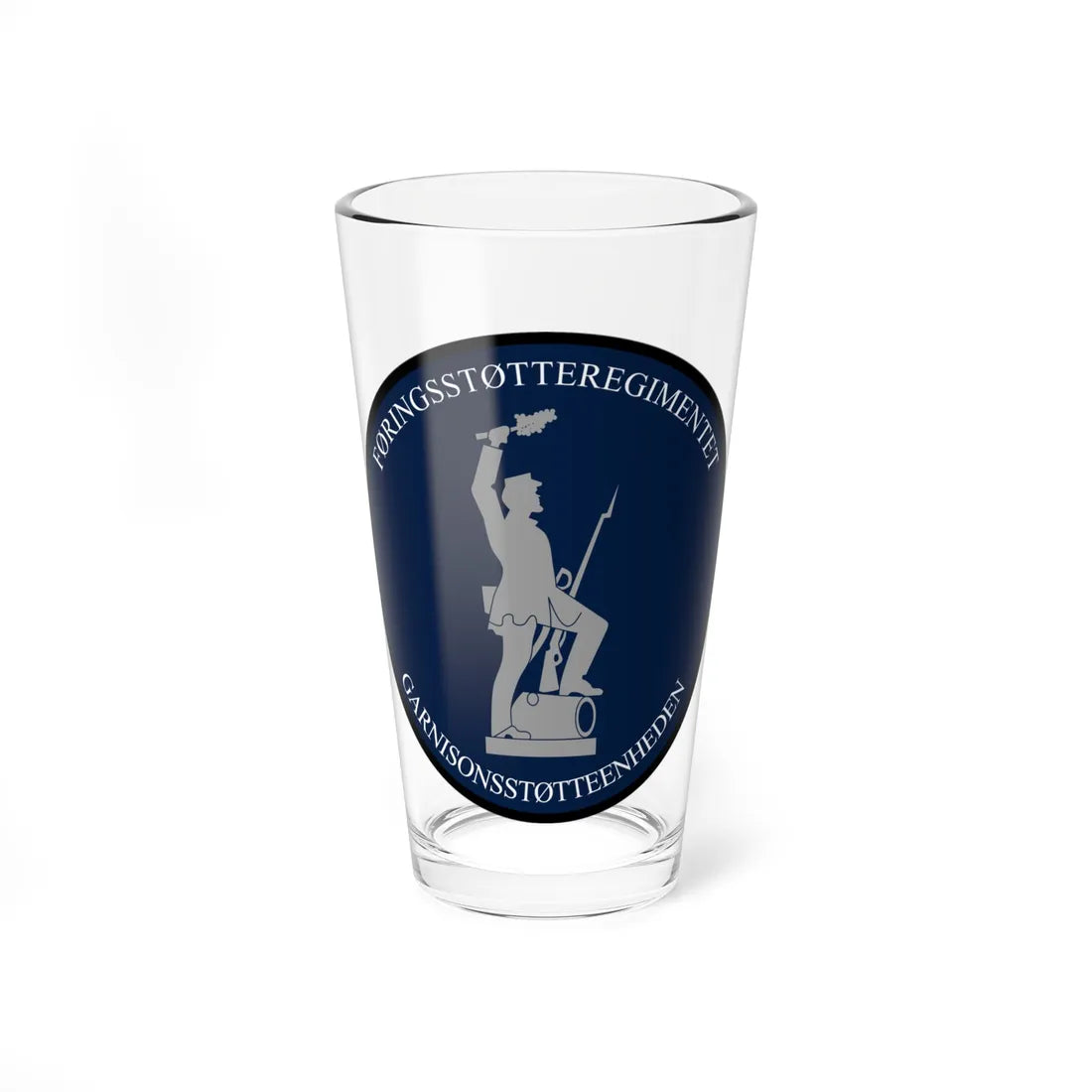 Emblem for the GSE-FSR (Denmark) (Coat of Arms) Pint Glass 16oz 16oz - Go Mug Yourself