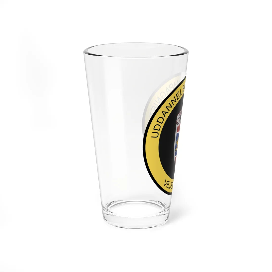 Emblem for the HBU-EFR (Denmark) (Coat of Arms) Pint Glass 16oz - Go Mug Yourself
