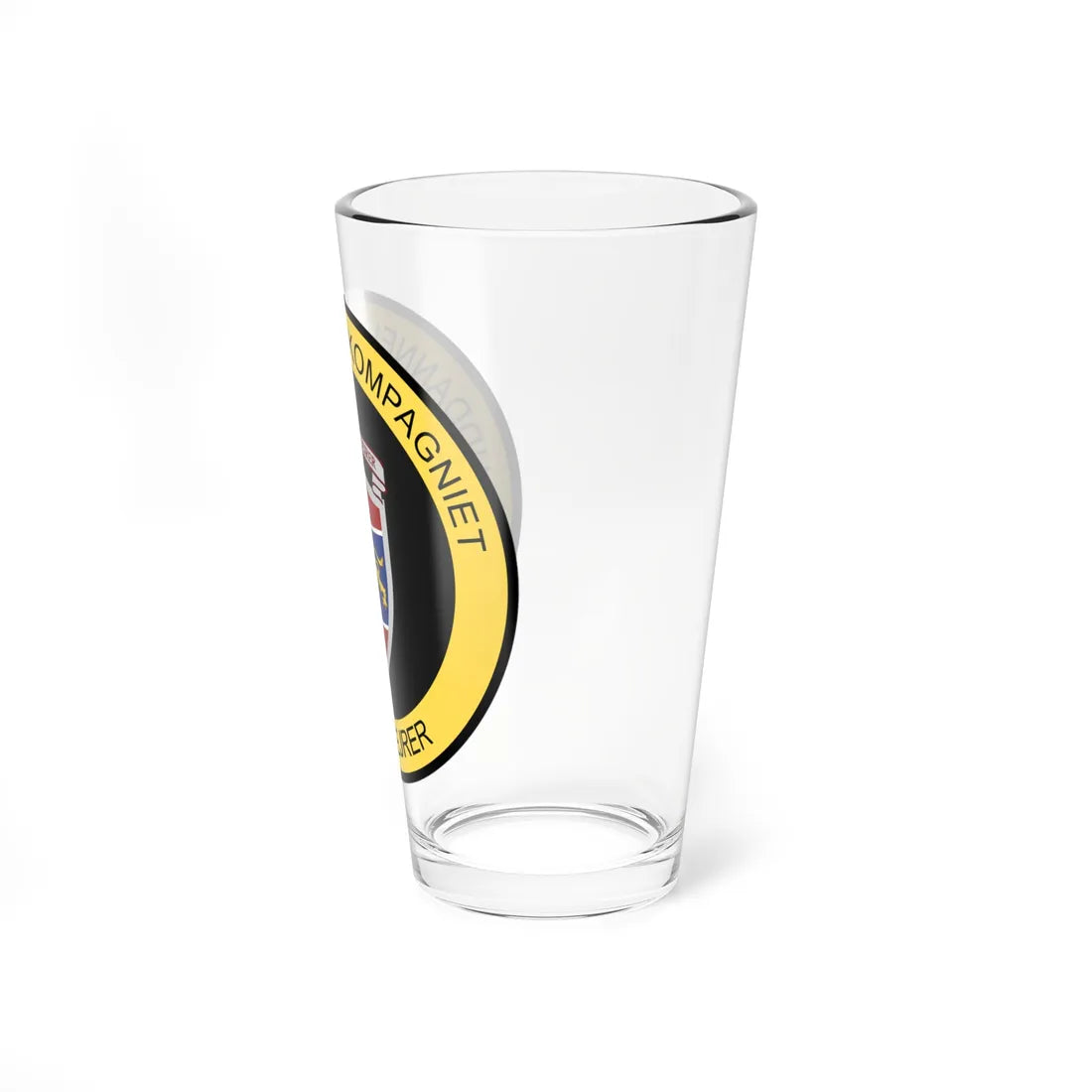 Emblem for the HBU-EFR (Denmark) (Coat of Arms) Pint Glass 16oz - Go Mug Yourself