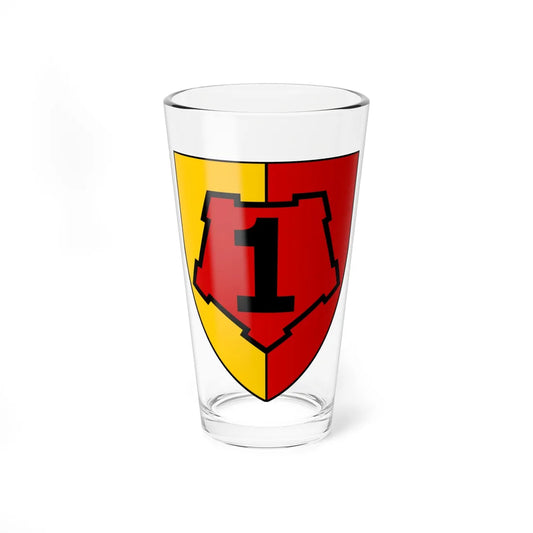 Emblem for the I-DLR (Denmark) (Coat of Arms) Pint Glass 16oz 16oz - Go Mug Yourself