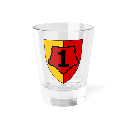Emblem for the I-DLR (Denmark) (Coat of Arms) Shot Glass 1.5oz 1.5oz - Go Mug Yourself