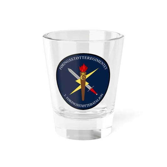 Emblem for the II-FSR (Denmark) (Coat of Arms) Shot Glass 1.5oz 1.5oz - Go Mug Yourself