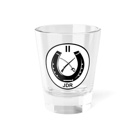 Emblem for the II-JDR (Denmark) (Coat of Arms) Shot Glass 1.5oz 1.5oz - Go Mug Yourself