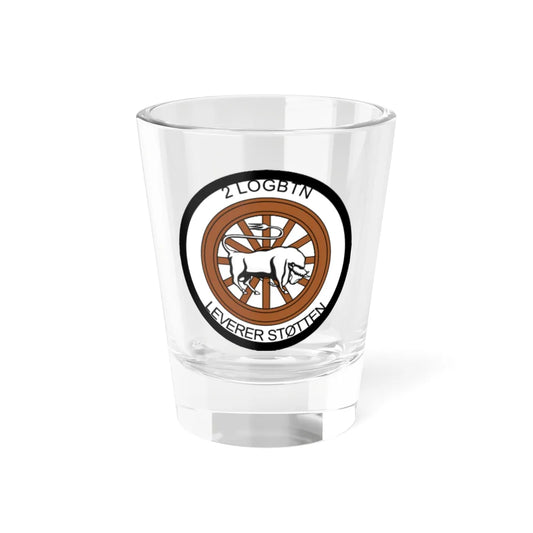 Emblem for the II-TRR (Denmark) (Coat of Arms) Shot Glass 1.5oz 1.5oz - Go Mug Yourself