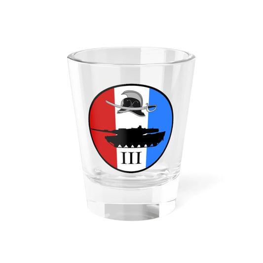 Emblem for the III-JDR (Denmark) (Coat of Arms) Shot Glass 1.5oz 1.5oz - Go Mug Yourself