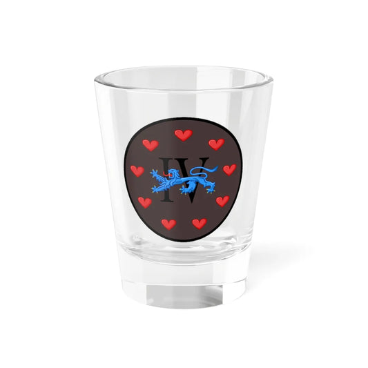 Emblem for the IV-JDR (Denmark) (Coat of Arms) Shot Glass 1.5oz 1.5oz - Go Mug Yourself