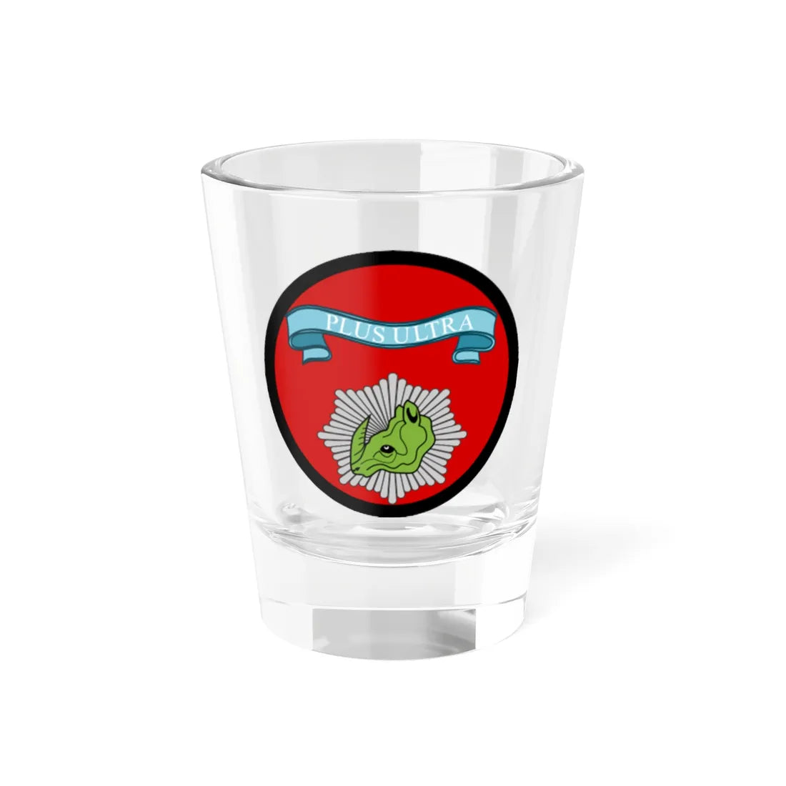 Emblem for the LG 1Staff (Denmark) (Coat of Arms) Shot Glass 1.5oz 1.5oz - Go Mug Yourself