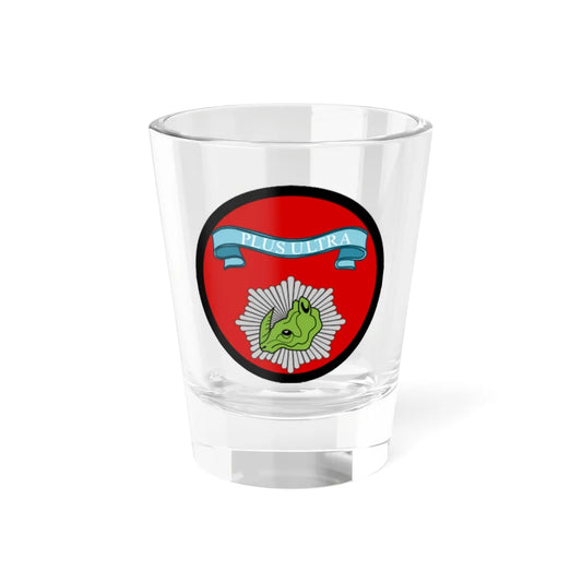 Emblem for the LG 1Staff (Denmark) (Coat of Arms) Shot Glass 1.5oz 1.5oz - Go Mug Yourself