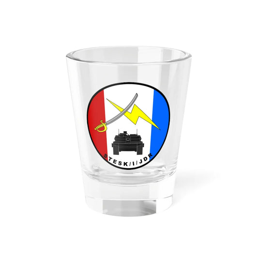Emblem for the Staff-I-JDR (Denmark) (Coat of Arms) Shot Glass 1.5oz 1.5oz - Go Mug Yourself