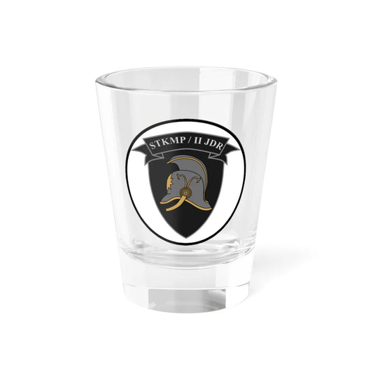 Emblem for the Staff-II-JDR (Denmark) (Coat of Arms) Shot Glass 1.5oz 1.5oz - Go Mug Yourself