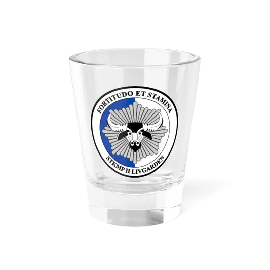 Emblem for the Staff-II-LG (Denmark) (Coat of Arms) Shot Glass 1.5oz 1.5oz - Go Mug Yourself