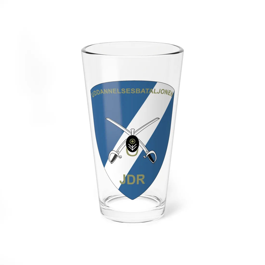 Emblem for the V-JDR (Denmark) (Coat of Arms) Pint Glass 16oz 16oz - Go Mug Yourself