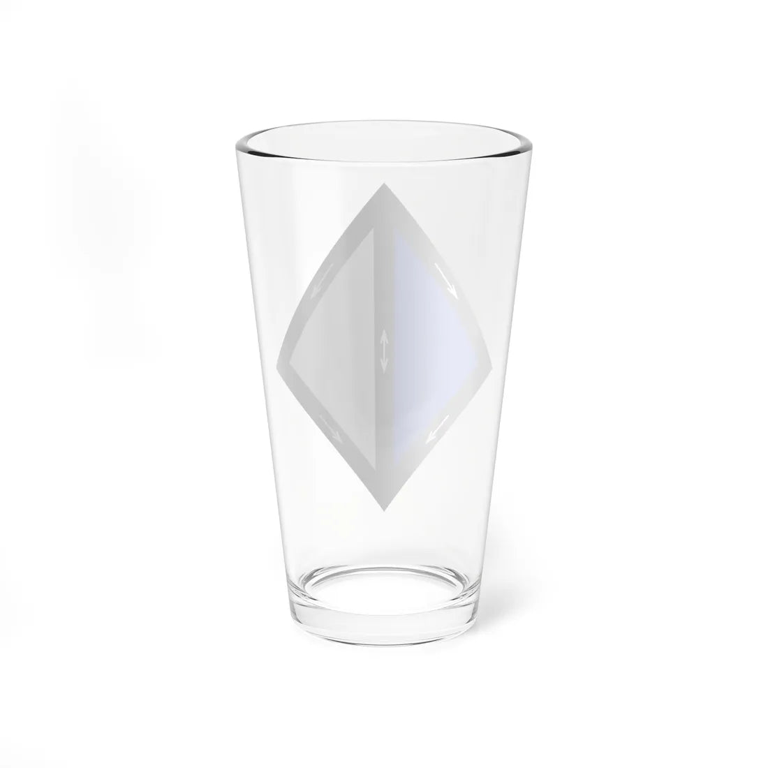 Emblem for the VEDL-IV-JTR (Denmark) (Coat of Arms) Pint Glass 16oz - Go Mug Yourself