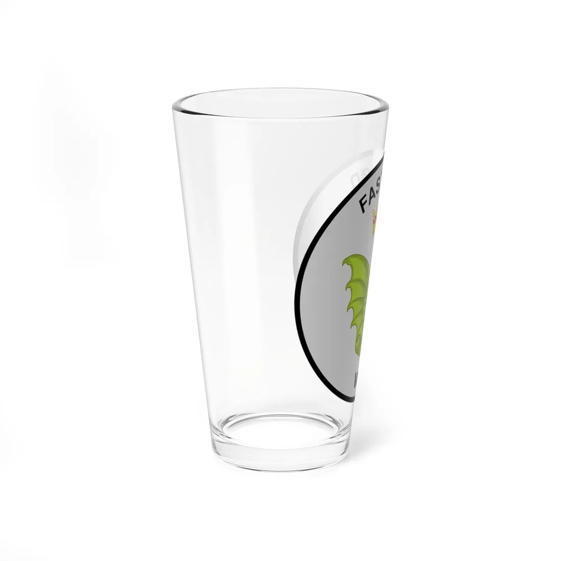 Emblem for the VI-JDR (Denmark) (Coat of Arms) Pint Glass 16oz - Go Mug Yourself