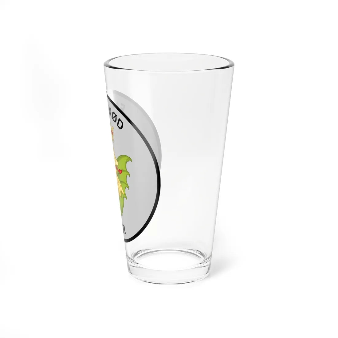 Emblem for the VI-JDR (Denmark) (Coat of Arms) Pint Glass 16oz - Go Mug Yourself