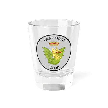 Emblem for the VI-JDR (Denmark) (Coat of Arms) Shot Glass 1.5oz 1.5oz - Go Mug Yourself