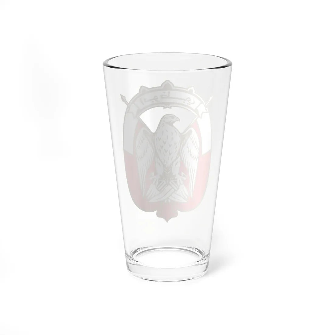 Emblem of Abu Dhabi - Gold (United Arab Emirates) (Coat of Arms) Pint Glass 16oz - Go Mug Yourself