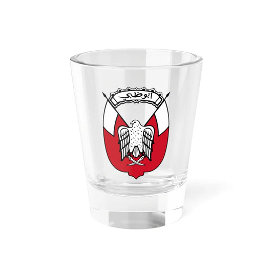 Emblem of Abu Dhabi old (United Arab Emirates) (Coat of Arms) Shot Glass 1.5oz 1.5oz - Go Mug Yourself