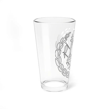 Emblem of Afghanistan 1901-1919 (Afghanistan) (Coat of Arms) Pint Glass 16oz - Go Mug Yourself