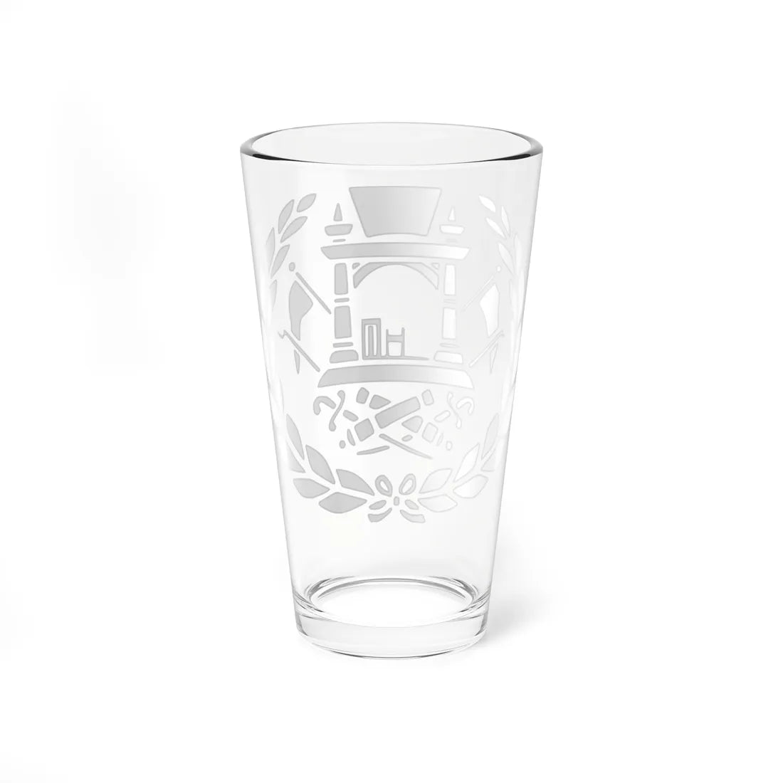 Emblem of Afghanistan 1901-1919 (Afghanistan) (Coat of Arms) Pint Glass 16oz - Go Mug Yourself