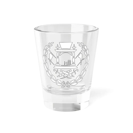 Emblem of Afghanistan 1901-1919 (Afghanistan) (Coat of Arms) Shot Glass 1.5oz 1.5oz - Go Mug Yourself