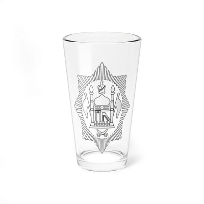 Emblem of Afghanistan 1919-1928 oval (Afghanistan) (Coat of Arms) Pint Glass 16oz 16oz - Go Mug Yourself