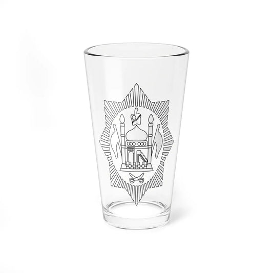 Emblem of Afghanistan 1919-1928 oval (Afghanistan) (Coat of Arms) Pint Glass 16oz 16oz - Go Mug Yourself