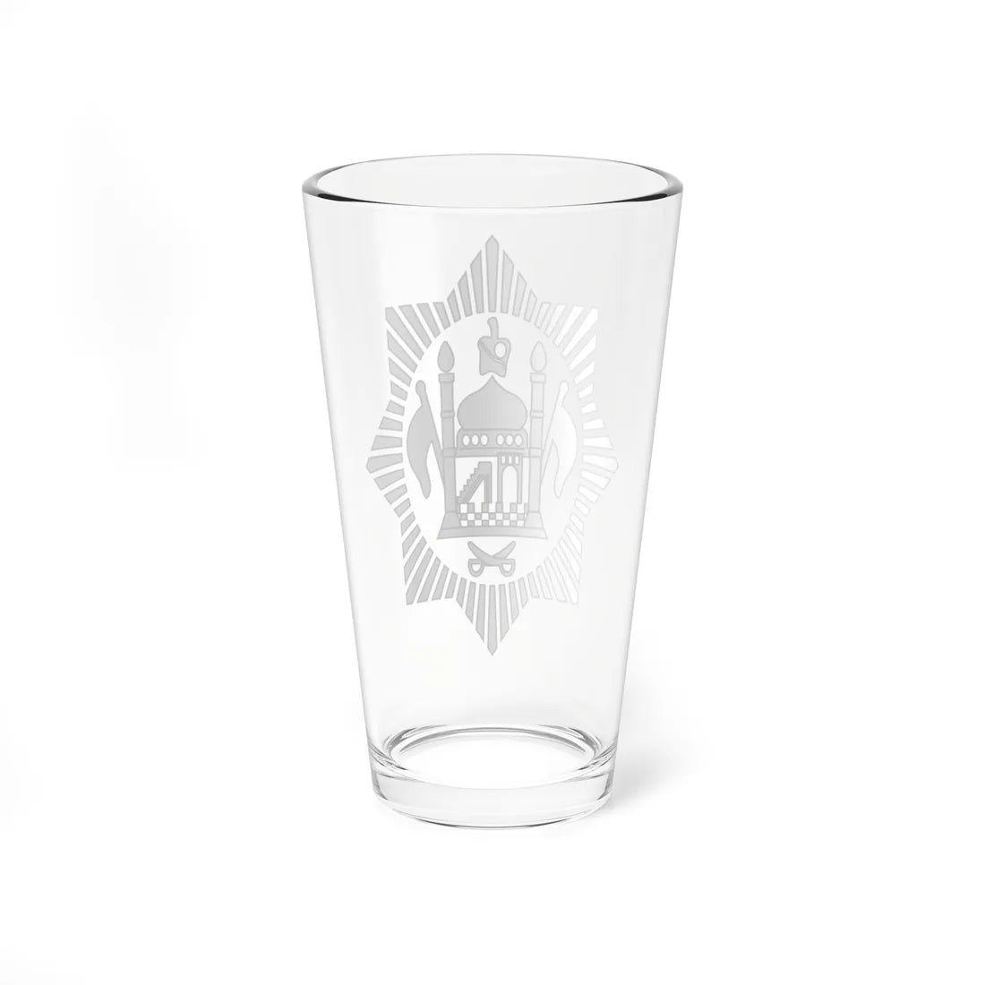 Emblem of Afghanistan 1919-1928 oval (Afghanistan) (Coat of Arms) Pint Glass 16oz - Go Mug Yourself