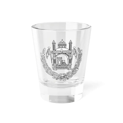 Emblem of Afghanistan 1926-1928 (Afghanistan) (Coat of Arms) Shot Glass 1.5oz 1.5oz - Go Mug Yourself