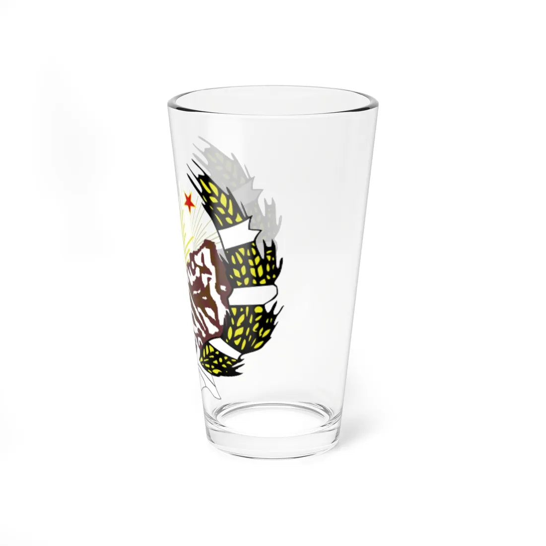 Emblem of Afghanistan 1928-1929 (Afghanistan) (Coat of Arms) Pint Glass 16oz - Go Mug Yourself
