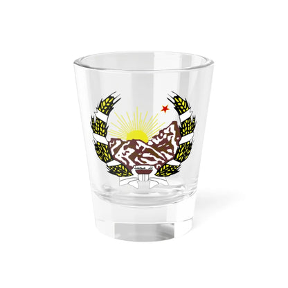 Emblem of Afghanistan 1928-1929 (Afghanistan) (Coat of Arms) Shot Glass 1.5oz 1.5oz - Go Mug Yourself