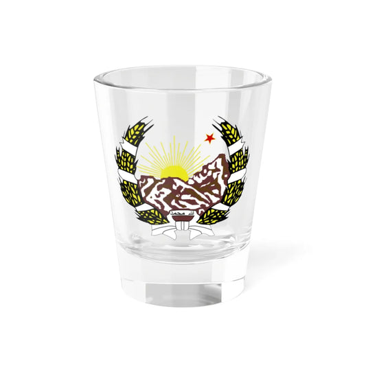 Emblem of Afghanistan 1928-1929 (Afghanistan) (Coat of Arms) Shot Glass 1.5oz 1.5oz - Go Mug Yourself