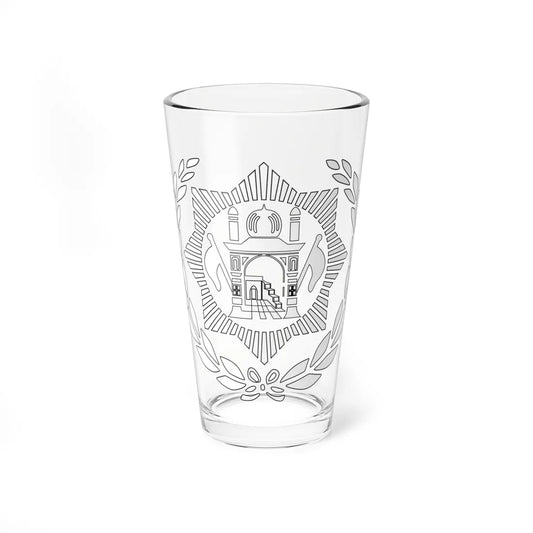 Emblem of Afghanistan 1929 (Afghanistan) (Coat of Arms) Pint Glass 16oz 16oz - Go Mug Yourself