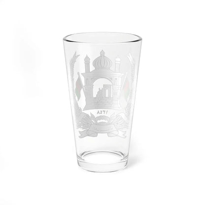 Emblem of Afghanistan 1931-1973 (Afghanistan) (Coat of Arms) Pint Glass 16oz - Go Mug Yourself