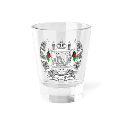 Emblem of Afghanistan 1931-1973 (Afghanistan) (Coat of Arms) Shot Glass 1.5oz 1.5oz - Go Mug Yourself