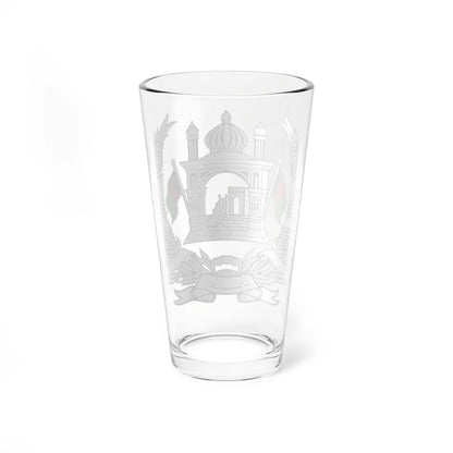Emblem of Afghanistan 1973-1974 (Afghanistan) (Coat of Arms) Pint Glass 16oz - Go Mug Yourself