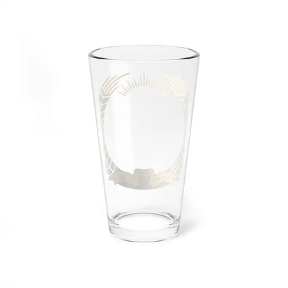 Emblem of Afghanistan 1974-1978 vers 02 (Afghanistan) (Coat of Arms) Pint Glass 16oz - Go Mug Yourself