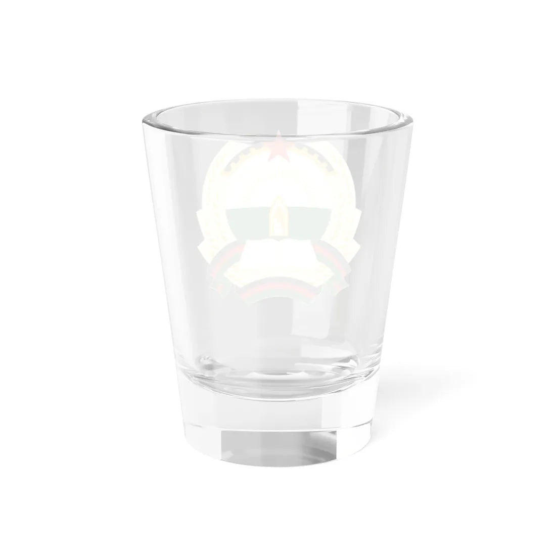 Emblem of Afghanistan 1980-1987 (Afghanistan) (Coat of Arms) Shot Glass 1.5oz - Go Mug Yourself