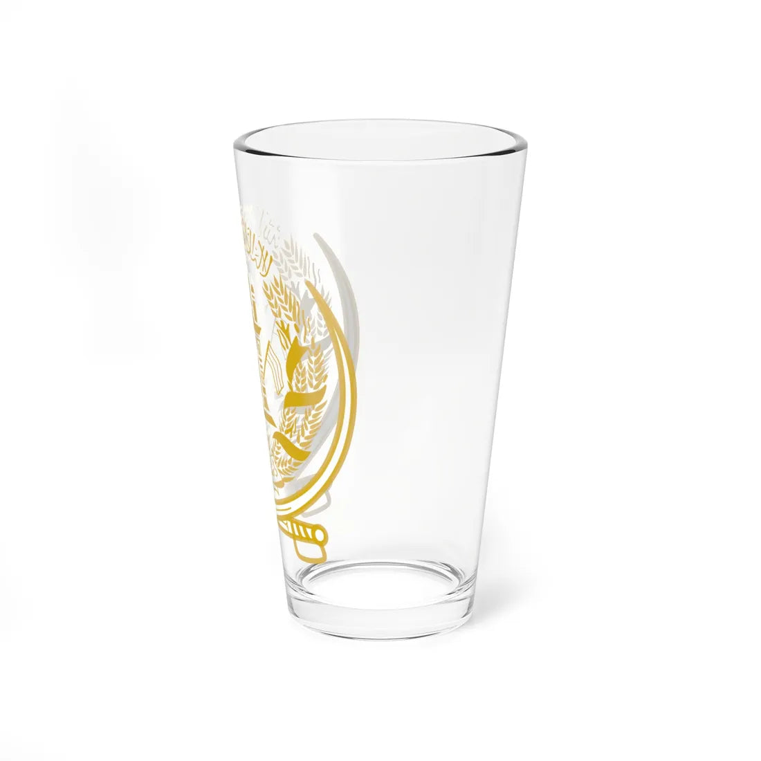 Emblem of Afghanistan 1992-2002 (Afghanistan) (Coat of Arms) Pint Glass 16oz - Go Mug Yourself