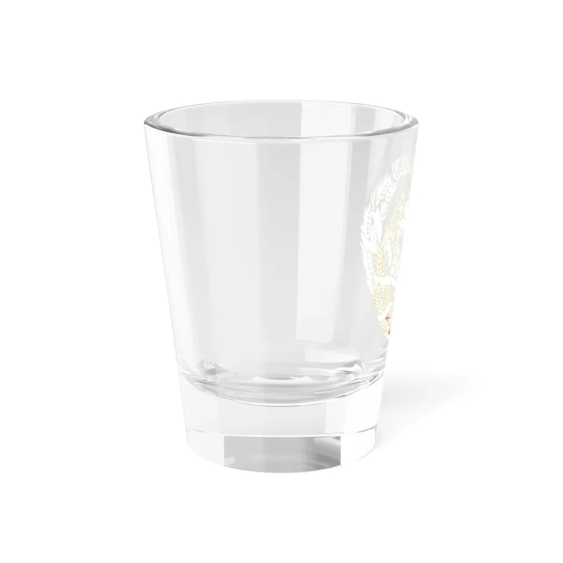 Emblem of Afghanistan present on the flag 2004-2013 (Afghanistan) (Coat of Arms) Shot Glass 1.5oz - Go Mug Yourself