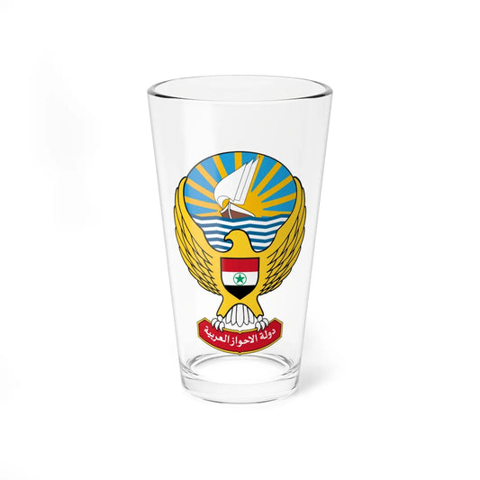 Emblem of Ahwaz (Iran) (Coat of Arms) Pint Glass 16oz 16oz - Go Mug Yourself